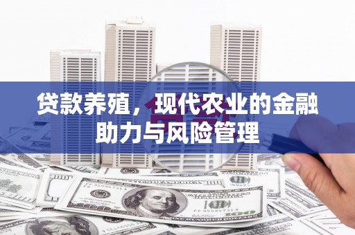 平度贷款养殖，现代农业的金融助力与风险管理