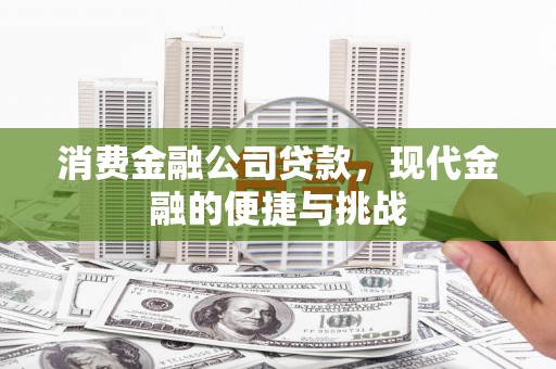 平度消费金融公司贷款，现代金融的便捷与挑战