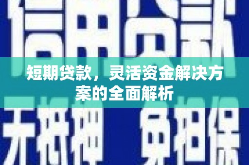 平度短期贷款，灵活资金解决方案的全面解析