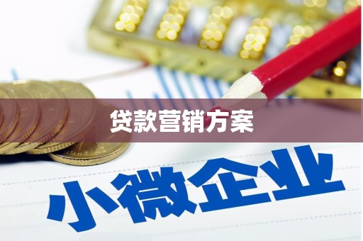 平度贷款营销方案