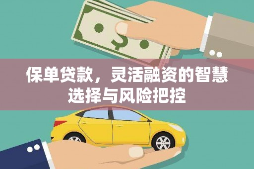 平度保单贷款，灵活融资的智慧选择与风险把控