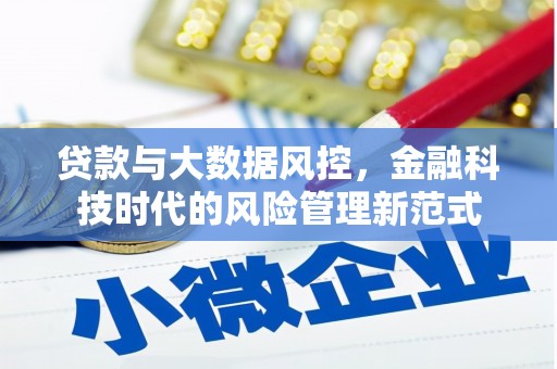 平度贷款与大数据风控，金融科技时代的风险管理新范式