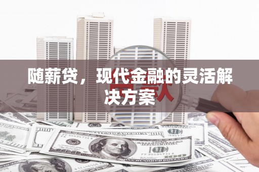 平度随薪贷，现代金融的灵活解决方案
