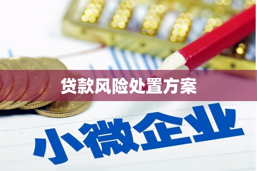 平度贷款风险处置方案