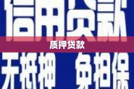 平度质押贷款