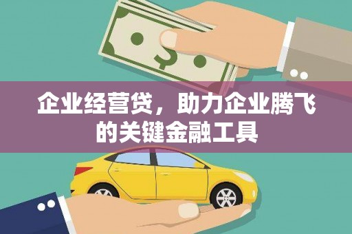 平度企业经营贷，助力企业腾飞的关键金融工具