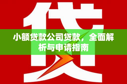 平度小额贷款公司贷款，全面解析与申请指南