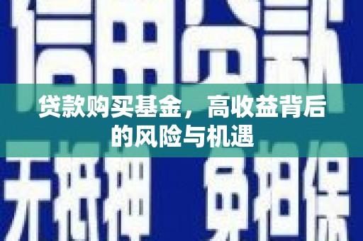 平度贷款购买基金，高收益背后的风险与机遇