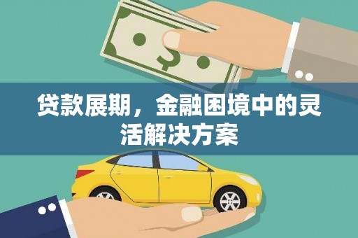 平度贷款展期，金融困境中的灵活解决方案