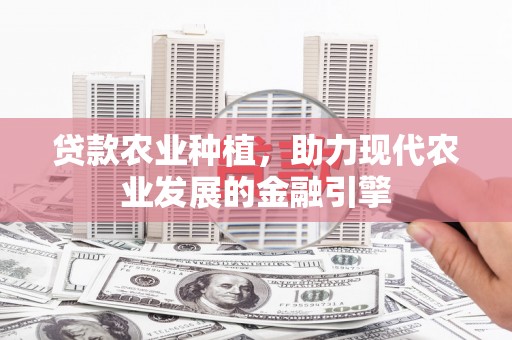 平度贷款农业种植，助力现代农业发展的金融引擎