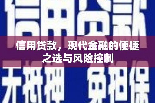 平度信用贷款，现代金融的便捷之选与风险控制