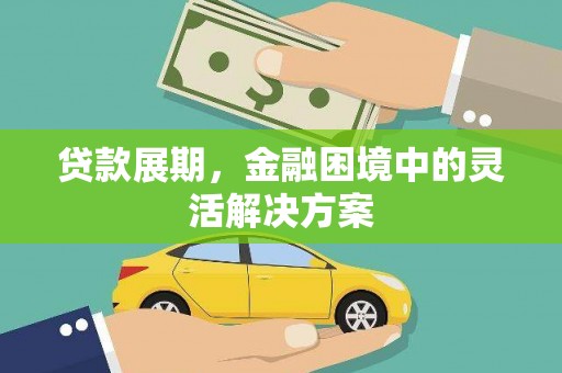 平度贷款展期，金融困境中的灵活解决方案