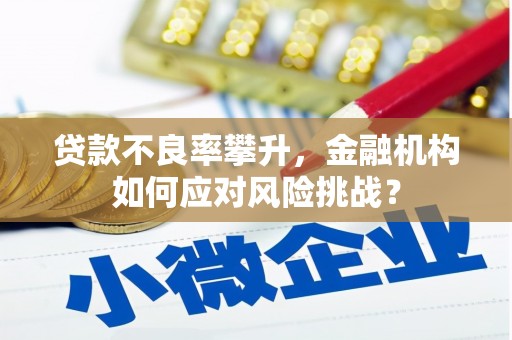 平度贷款不良率攀升，金融机构如何应对风险挑战？