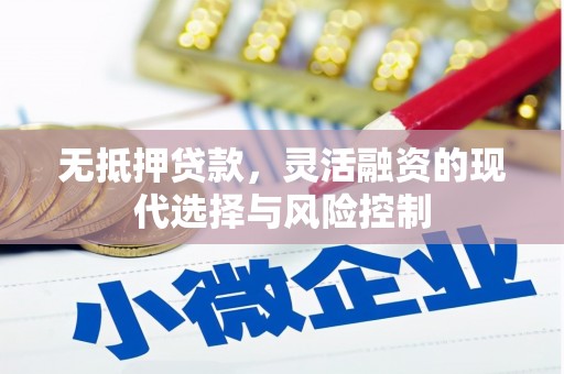 平度无抵押贷款，灵活融资的现代选择与风险控制
