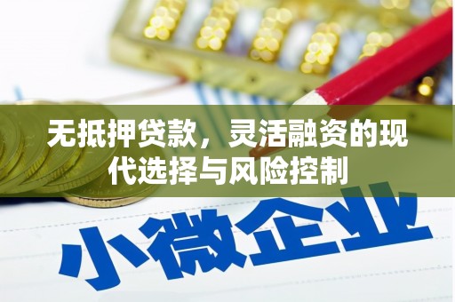 平度无抵押贷款，灵活融资的现代选择与风险控制