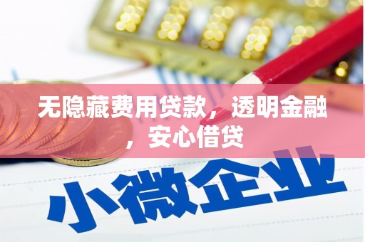 平度无隐藏费用贷款，透明金融，安心借贷
