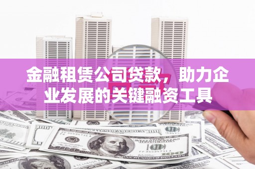 平度金融租赁公司贷款，助力企业发展的关键融资工具