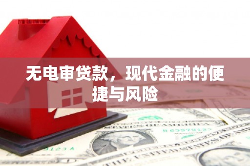 平度无电审贷款，现代金融的便捷与风险