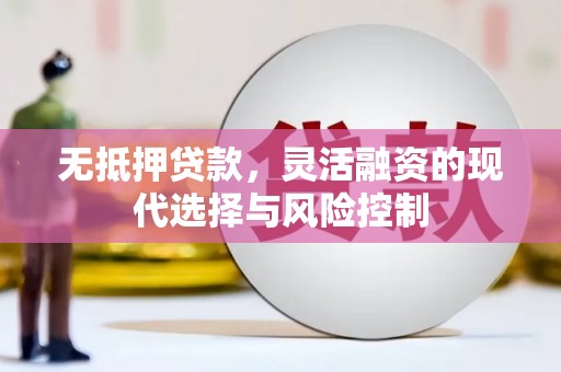 平度无抵押贷款，灵活融资的现代选择与风险控制