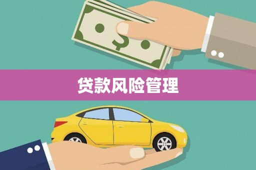 平度贷款风险管理