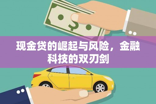 平度现金贷的崛起与风险，金融科技的双刃剑