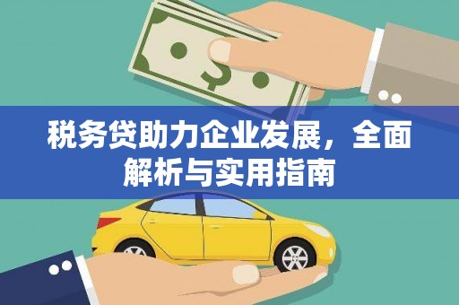 平度税务贷助力企业发展，全面解析与实用指南