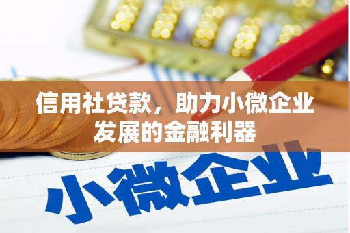 平度信用社贷款，助力小微企业发展的金融利器