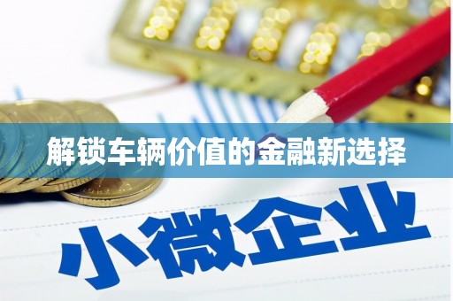 平度解锁车辆价值的金融新选择