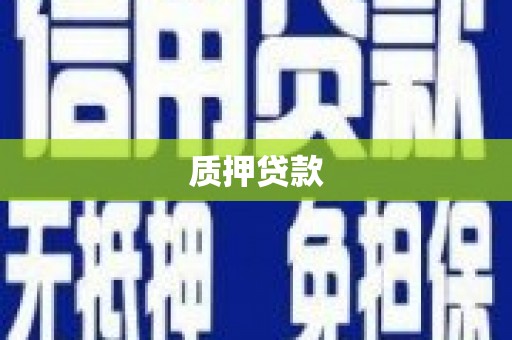 平度质押贷款