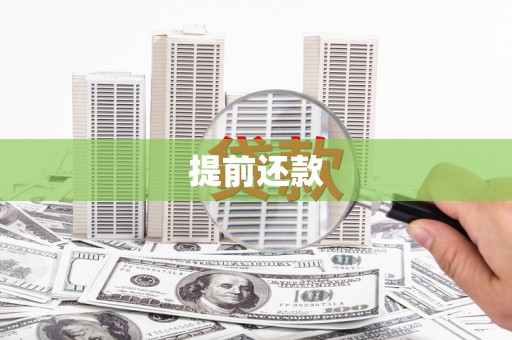 平度提前还款